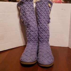 UGG LATTICE CARDY WOOL WOMEN'S BOOTS